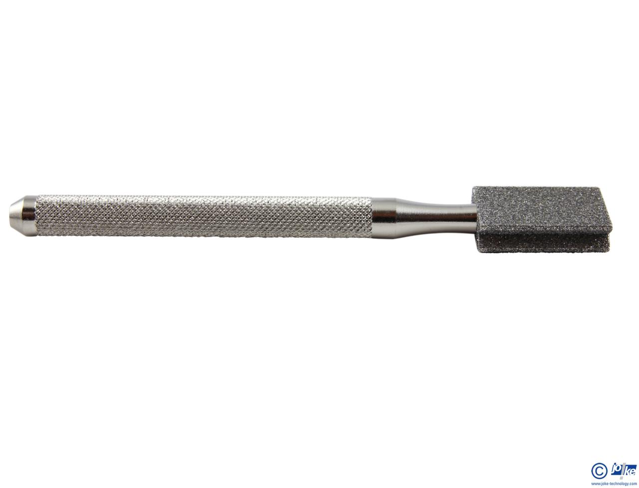 Diamant afrettersten 25x12 mm på 6 mm skaft  til keramisk sl