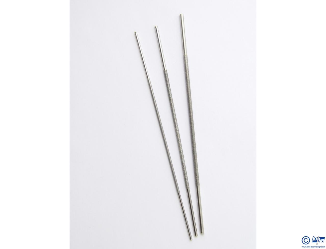 Diamond spring steel wires, galvanic bonding