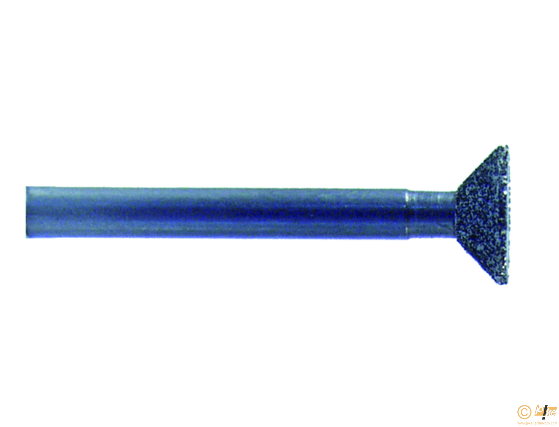 kegelförmig Kopf poliert Schleifstift 8 Stück 3 mm Schaft 8 mm Blau 
